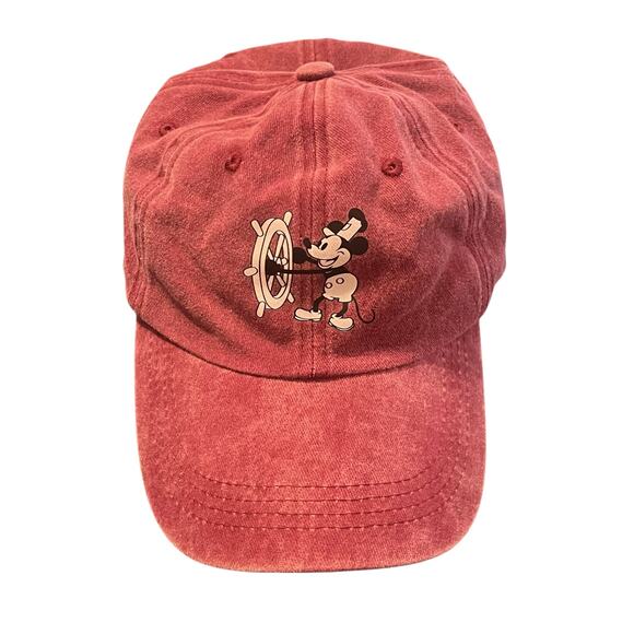 Disney Steamboat Willie Distressed Hat Baseball Cap - Picture 1 of 4